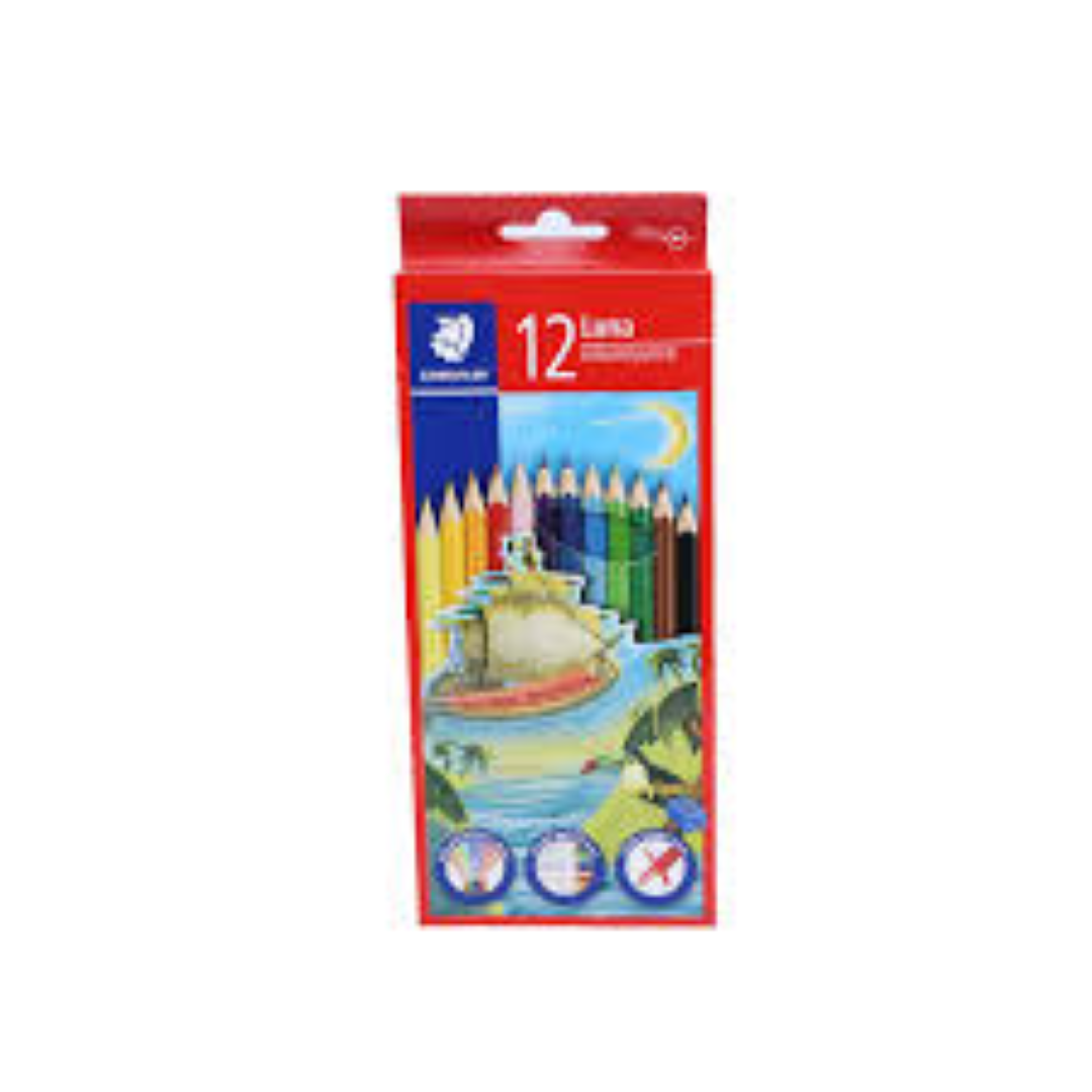 STAEDLER LUNA COLOR PENCILS SHORT 12S